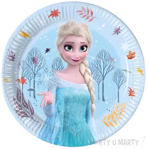 xx zta talerzyki papierowe frozen idyllic wonder 20cm 8 szt