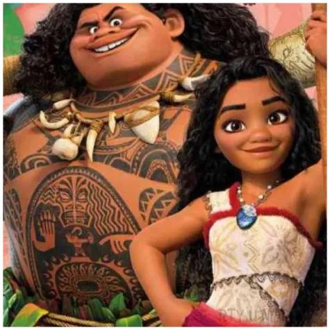 xx zta talerzyki papierowe moana 20 cm 8 szt