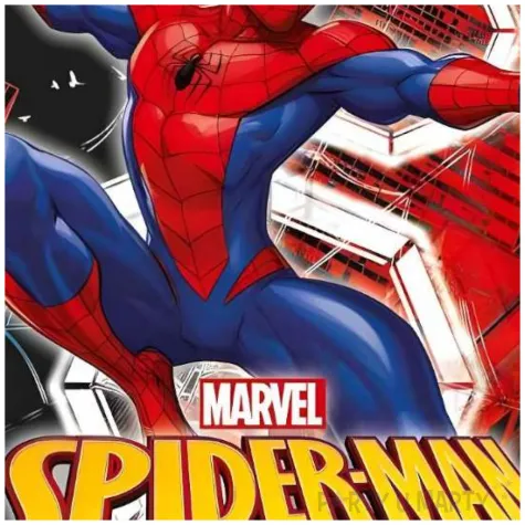 xx zta talerzyki papierowe spiderman world of web 23cm 8 szt