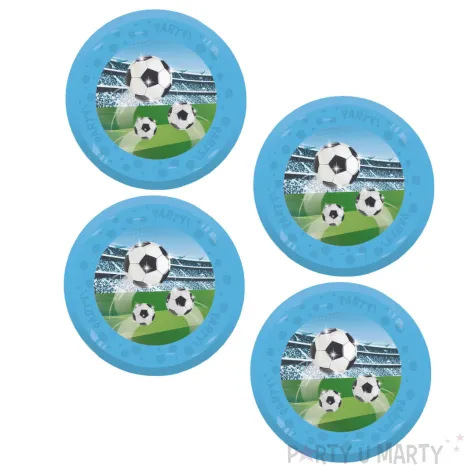 xx zta talerzyki wielokrotnego uzytku soccer fans 21cm 4 szt
