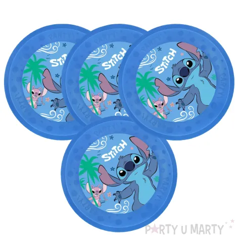 xx zta talerzyki wielokrotnego uzytku stitch angel 21 cm 4 szt