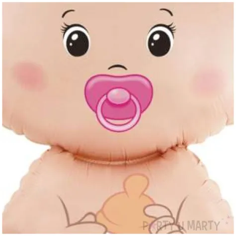 yy balon foliowy bobas dziewczynka flexmeal 26 shp