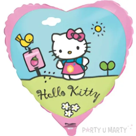 yy balon foliowy hello kitty w ogrodku flexmetal 18 hrt