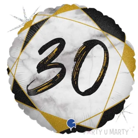 yy balon foliowy marmur 30 grabo 18 rnd