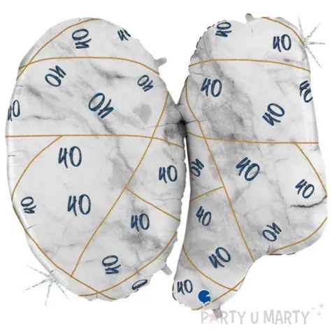 yy balon foliowy marmur 40 granatowy grabo 38 shp