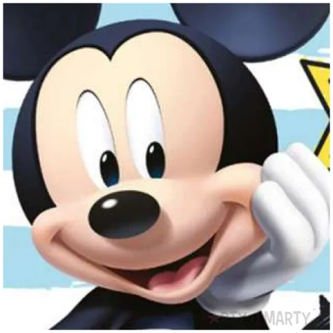 yy balon foliowy mickey w kwadracie amscan 17 sqr