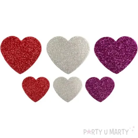 yy naklejka pianka serca eb890