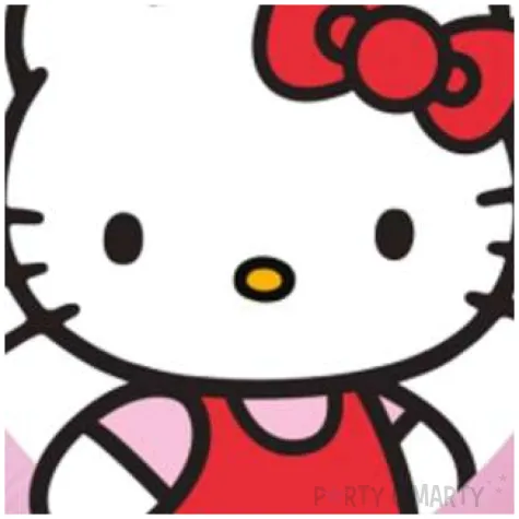 yy xx balon foliowy hello kitty w okienku flexmetal 18 hrt