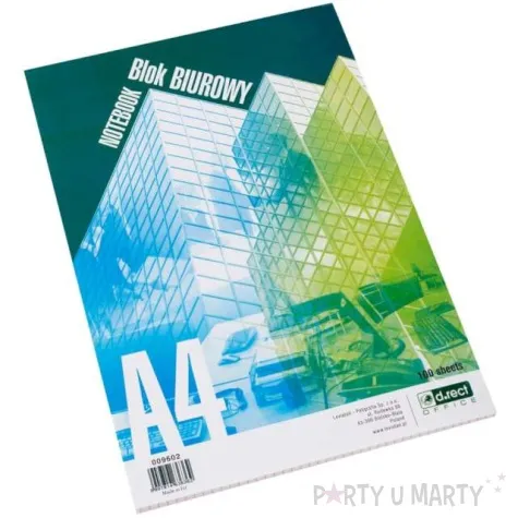 yy xx blok biurowy d rect a4 100 arkuszy kratka