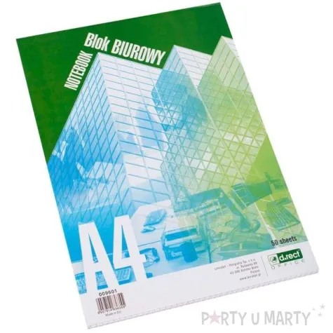yy xx blok biurowy d rect a4 50 arkuszy kratka