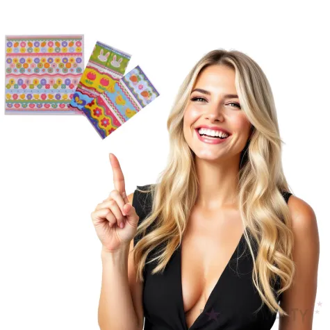 yy zestaw do zdobienia jajek owijki naklejki arpex 12 szt