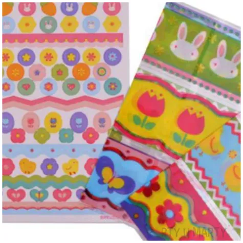 yy zestaw do zdobienia jajek owijki naklejki arpex 12 szt