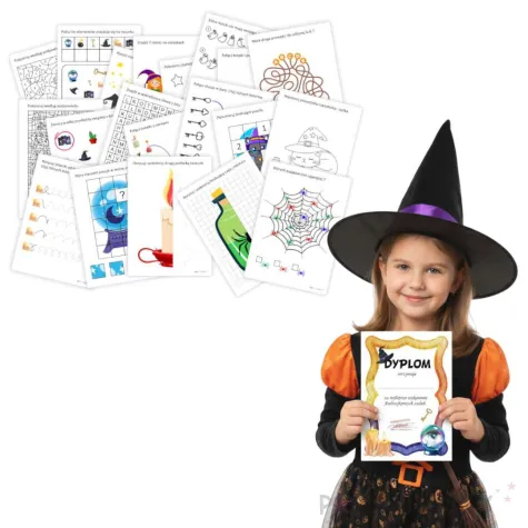 zabawa na andrzejki karty pracy zadania dla dzieci lamiglowki kolorowanki zagadki 20 szt
