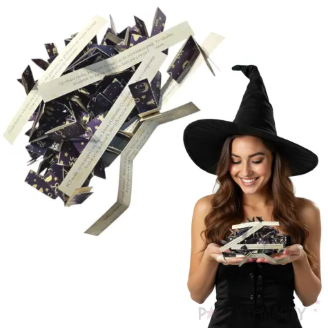 zabawa na andrzejki wrozby andrzejkowe astro zodiak 14 x 1 5 cm 100 szt