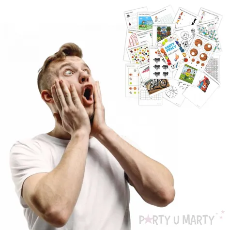 zabawa na urodziny sportowe karty pracy zadania dla dzieci lamiglowki kolorowanki dyplom