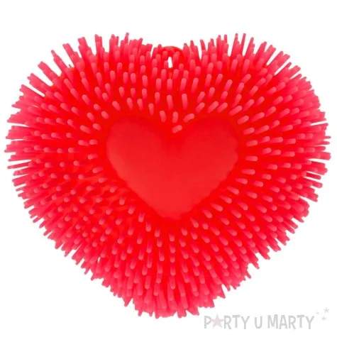 zabawka antystersowa kudlate serce czerwony arpex