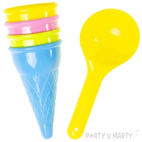 zabawki plazowe foremki do piasku lody na wafelku mix lg imports 5 szt