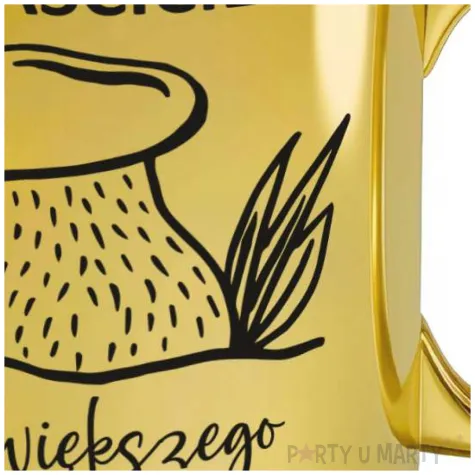 zabawny prezent na urodziny grzybiarza wlasciciel najwiekszego grzyba zloty upominek 330 ml