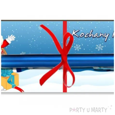 zakladka z dlugopisem kochany mikolaju 18x6 cm