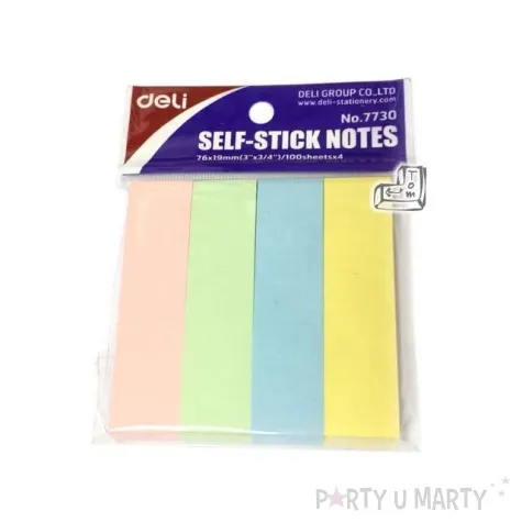 zakladki indeksujace classic d rect 76 x 19 mm 400 szt