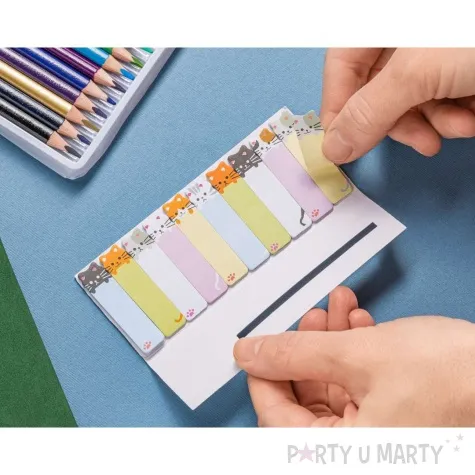 zakladki indeksujace kotki gadgetmaster 150 szt