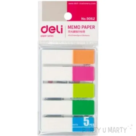 zakladki indeksujace plastikowe deli 100 szt