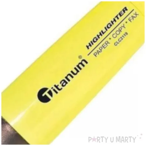 zakreslacz sciety zolty titanum 1 5 mm