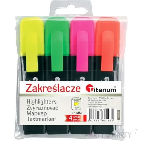 zakreslacze sciete mix titanum 1 5 mm 4 szt