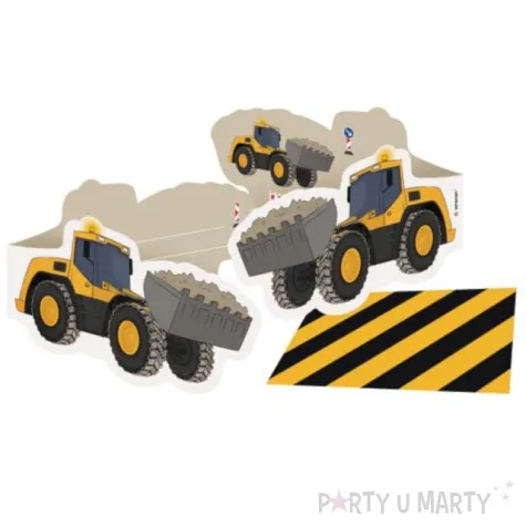 zaproszenia construction budowa amscan 8 szt