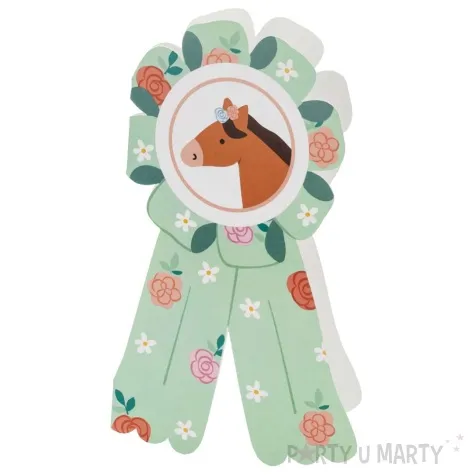 zaproszenia konie partydeco 16 5 x 19 5 cm 6 szt