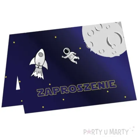 zaproszenia kosmos congee 6 szt