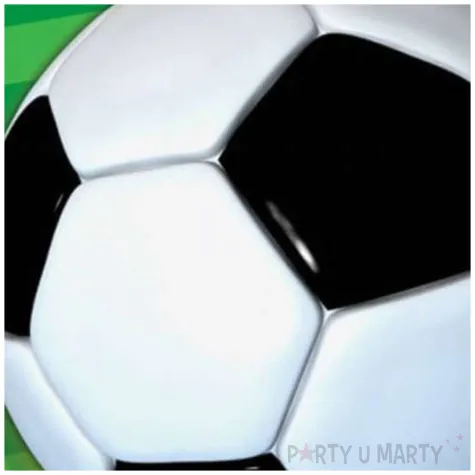 zaproszenia pilka nozna zielony unique 8 szt