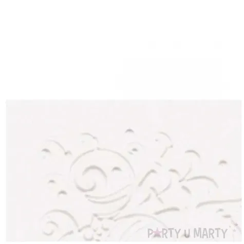 zaproszenia uniwersalne skladane bialy maki 10 szt