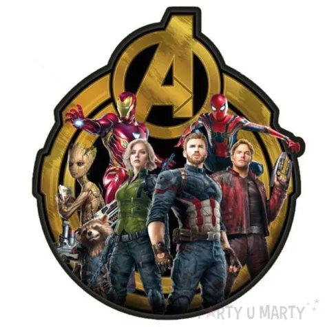 zaproszenia urodzinowe avengers infinity war procos 6 szt