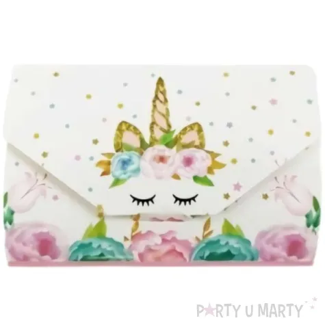 zaproszenia urodzinowe jednorozec unicorn jix 6 szt