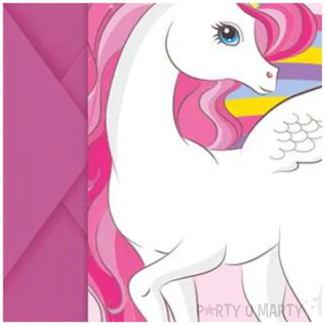 zaproszenia urodzinowe jednorozec unicorn rainbow colors procos 14 5 x 9 5 cm 6 szt