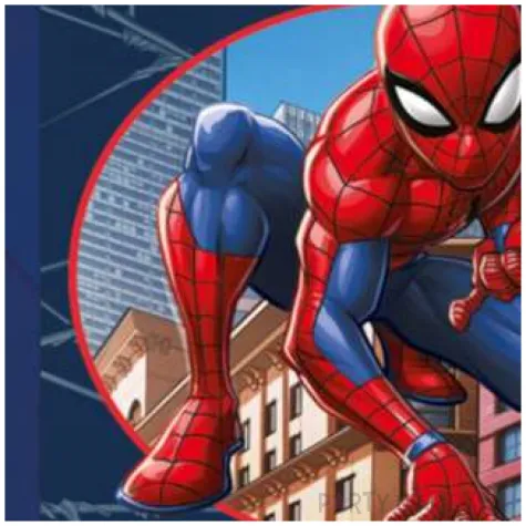 zaproszenia urodzinowe spiderman crime fighter procos 6 szt