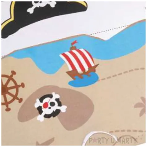 zaproszenia urodzinowe wyspa skarbow amscan 8 szt