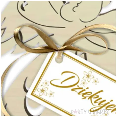 zawieszka drewniana aniolek dziekujemy z kokardka 10 cm