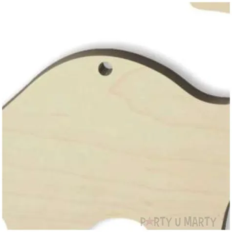 zawieszka drewniana dino brontozaur 70x80 mm