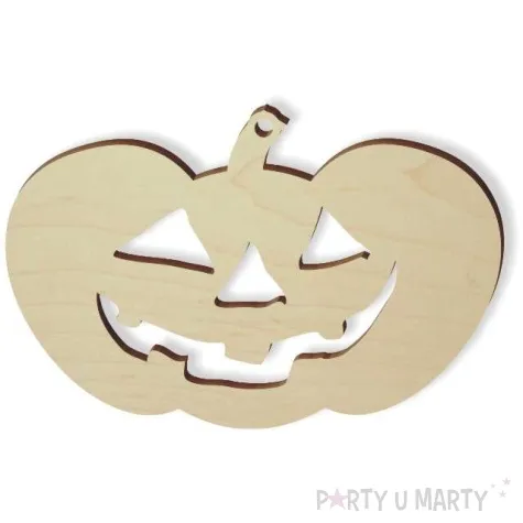 zawieszka drewniana dynia happy 80 x 52 mm 10 szt