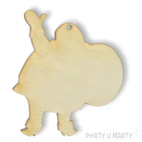 zawieszka drewniana gwiazdor 77 x 77 mm