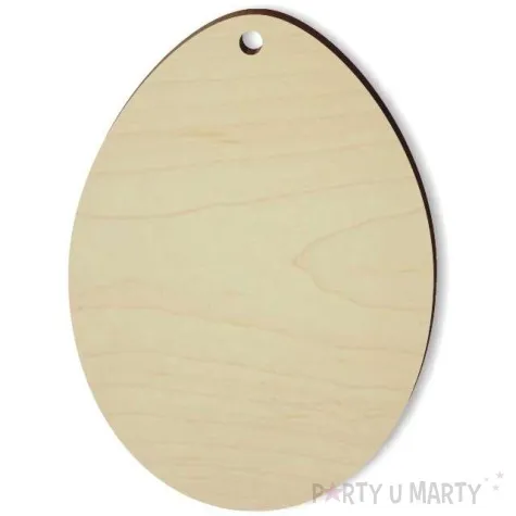 zawieszka drewniana jajko 62x85 mm 10 szt