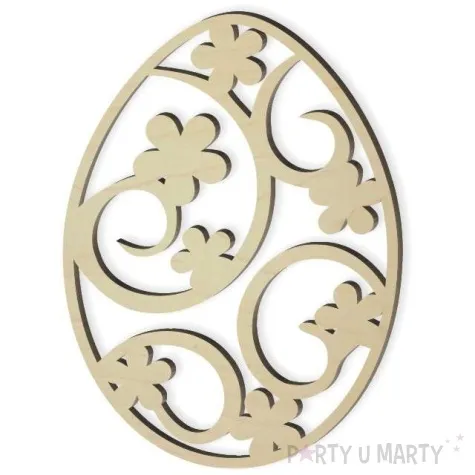 zawieszka drewniana jajko pisanka wiosenka 10 szt