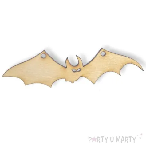 zawieszka drewniana nietoperz 29 x 101 mm 10 szt