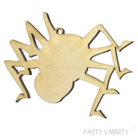 zawieszka drewniana pajak 73 x 78 mm