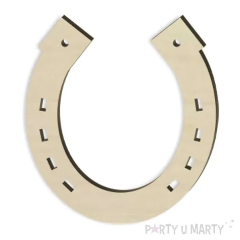 zawieszka drewniana podkowa 33