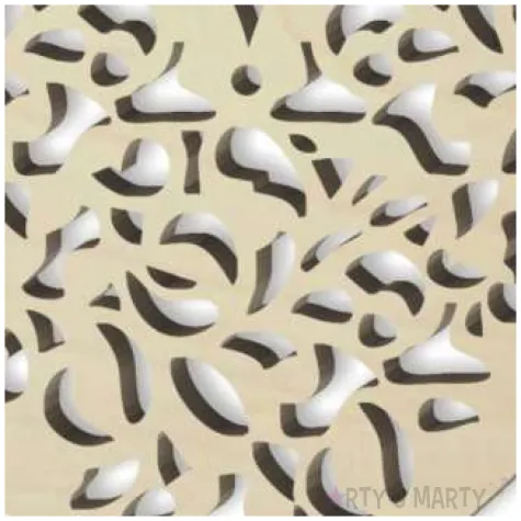 zawieszka drewniana serce ornamenty 90x80 mm