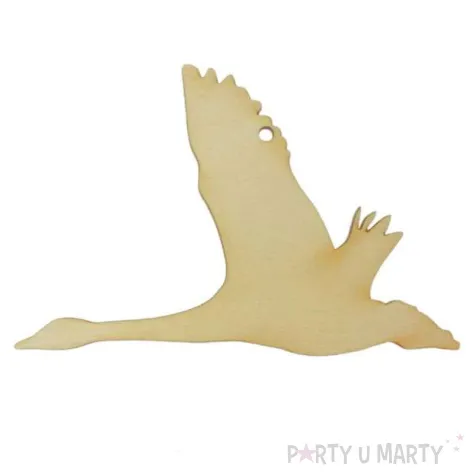 zawieszka drewniana zwierzeta ptak ges 100x66 mm