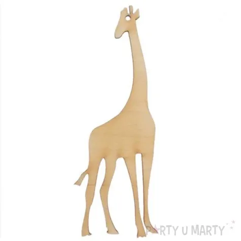 zawieszka drewniana zyrafa 150x68 mm